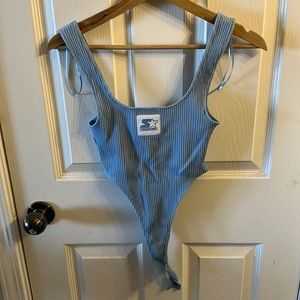 Zara light blue body tank top